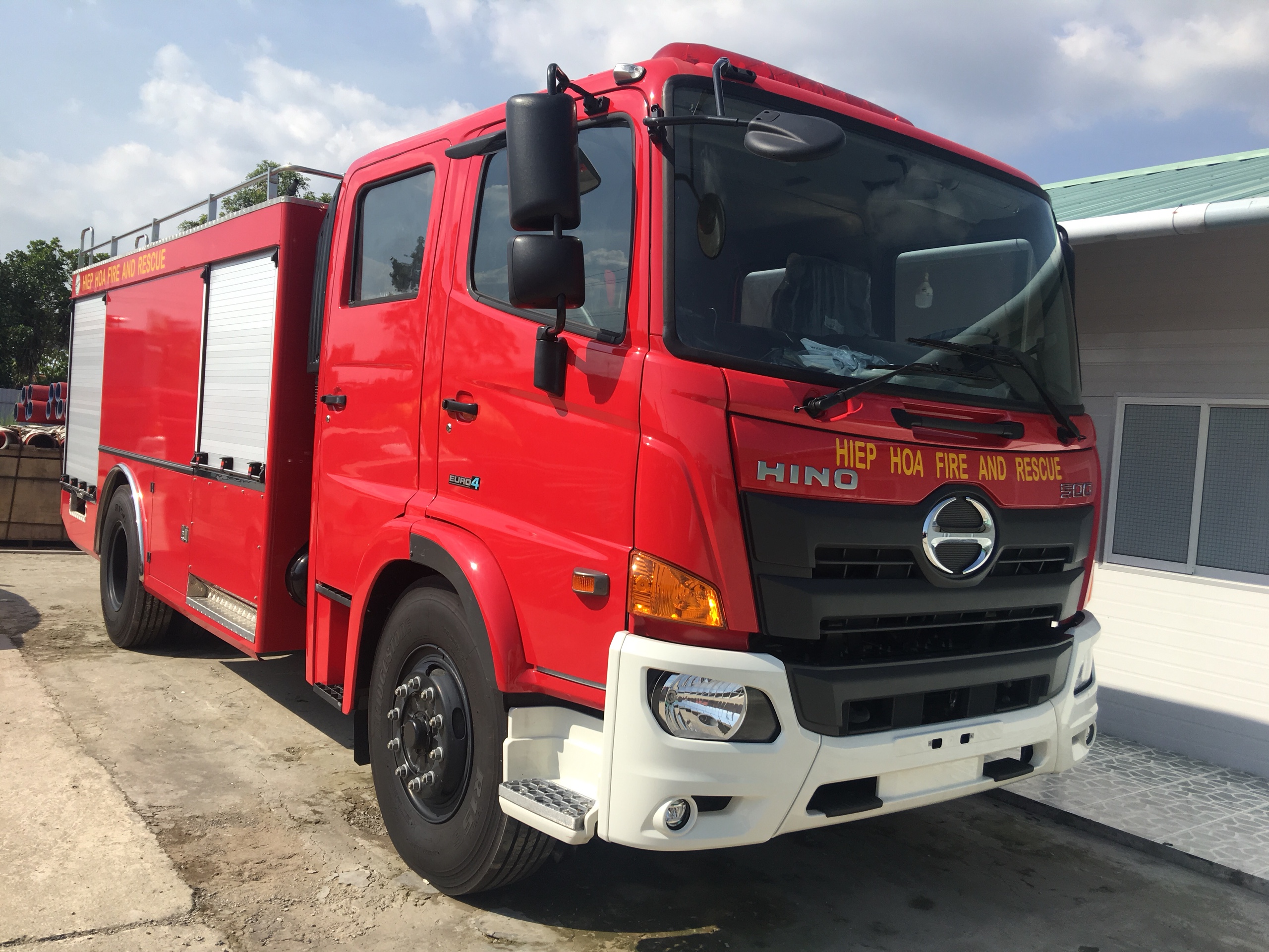 Xe chữa cháy 4,5 khối hino FC9JETC 