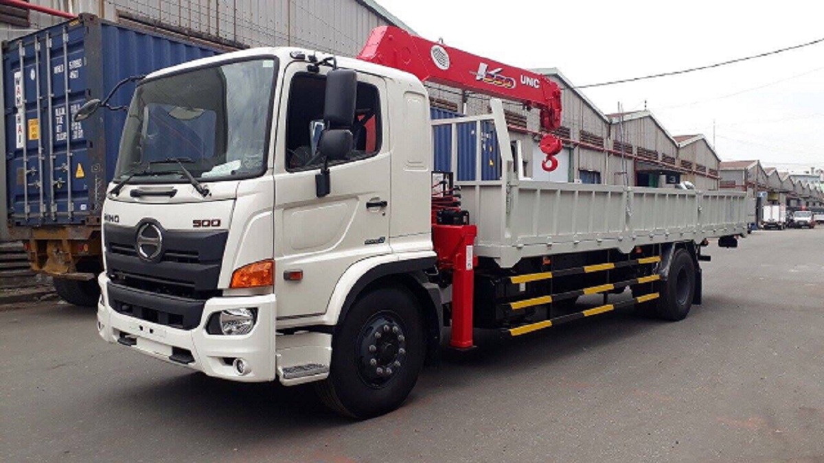 xe cẩu hino fg